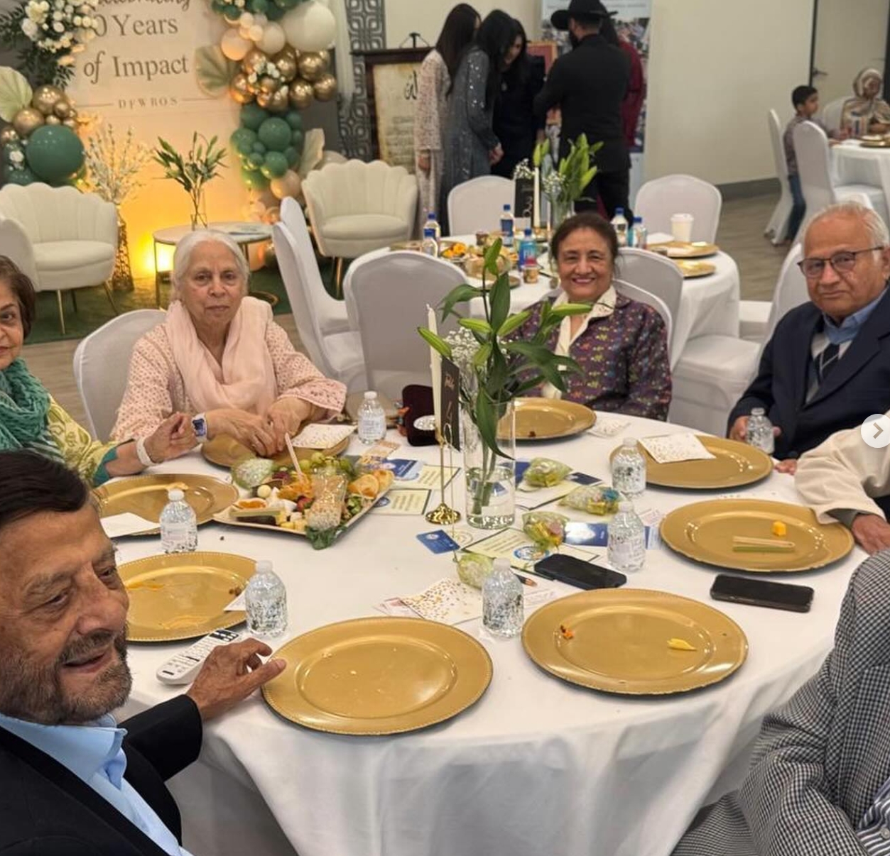 Gala guests at dinner — May 3, 2026